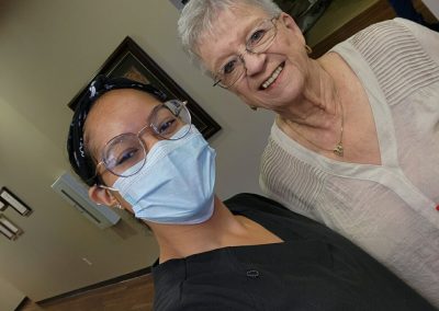 Happy dental patients at Sugar Land, TX clinic